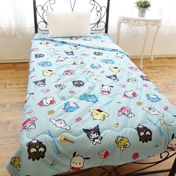 サンリオ　敷きパッド 敷きカバー　洗える肌掛けふとん　シングル サンリオ 敷きパッド 敷きカバー 洗える肌掛けふとん シングル
