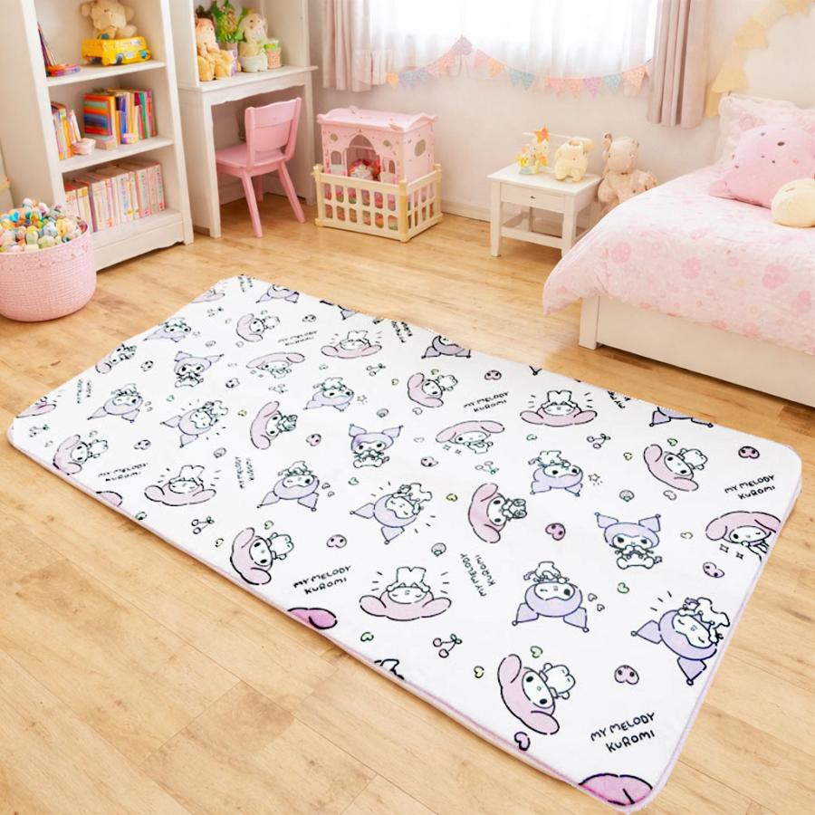 サンリオ　冷感ラグ 2帖 約180×180cm クロミ カーペット sanrio（サンリオ） （送料無料 北海道・沖縄別途）サンリオ
