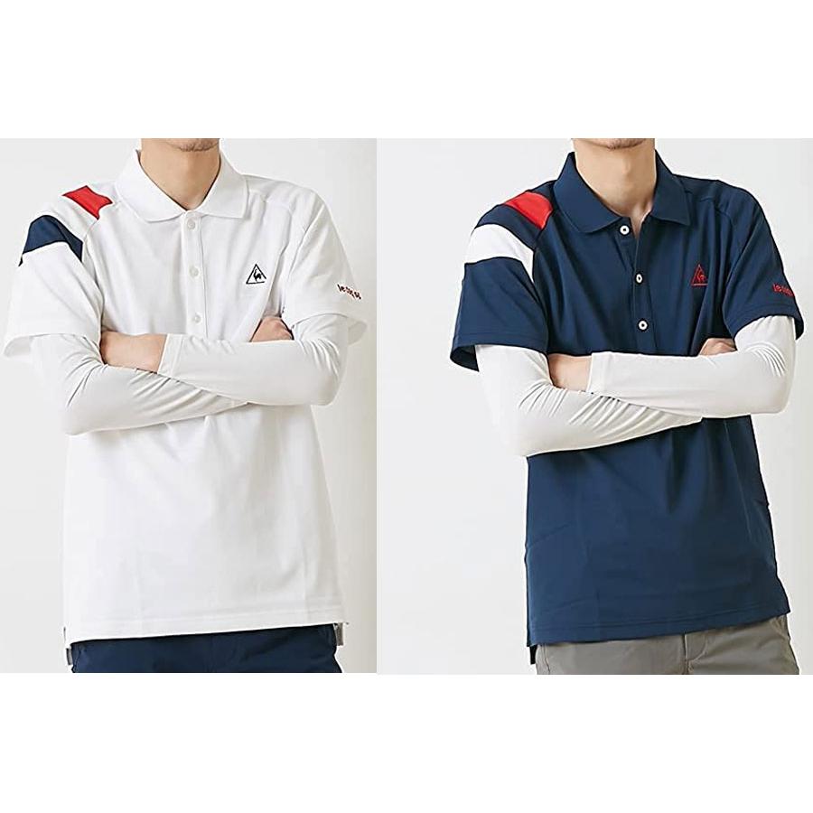 le coq sportif GOLF アンダーシャツ付き半袖ポロシャツ 吸汗速乾 UVカット ストレッチ ルコック スポルティフ ゴルフ メンズ  ゴルフウェア (送料無料) :QGMRJA52WX-BIG:デコラ - 通販 - Yahoo!ショッピング