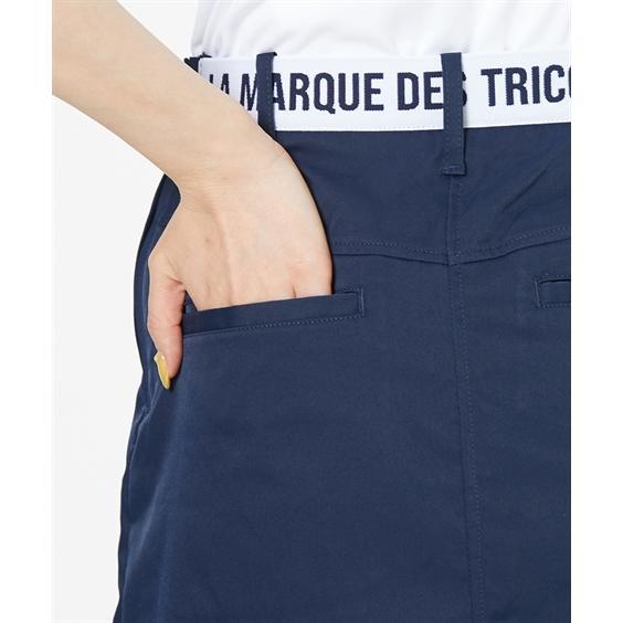 le coq sportif GOLF 汚れが落ちやすいロゴテープスカート 吸汗