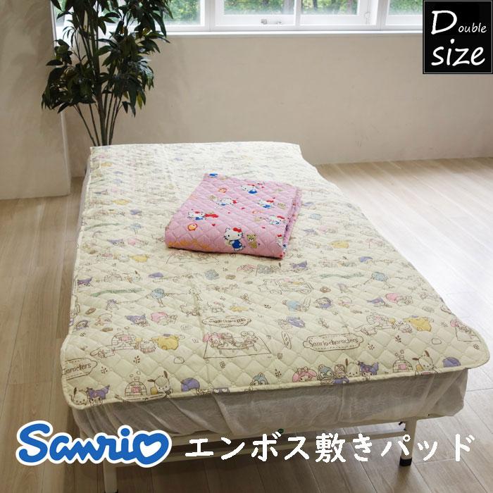 サンリオキャラクターズ 敷きパッド ダブル ハローキティsanrio サンリオキャラクターズ 敷きパッド ダブル ハローキティsanrio