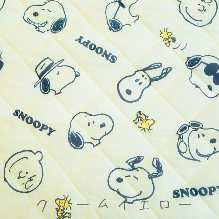 SNOOPY（スヌーピー） 冷感 パイル キルトケット シングル 肌布団