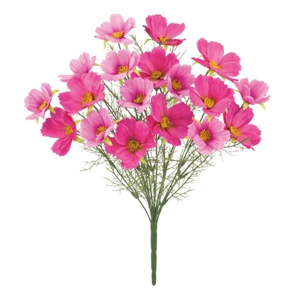 コスモスブッシュ 18 超特価sale開催 ラベンダー Flb8078lv コスモス 秋桜 束 アートフラワー 秋の造花 ブッシュ 造花