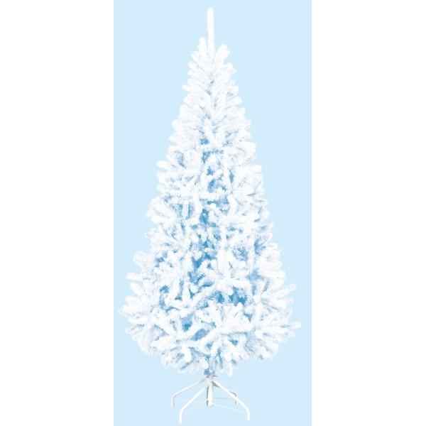 210cmホワイトスリムツリー FOLD 防炎 TXM2040 クリスマス ツリー