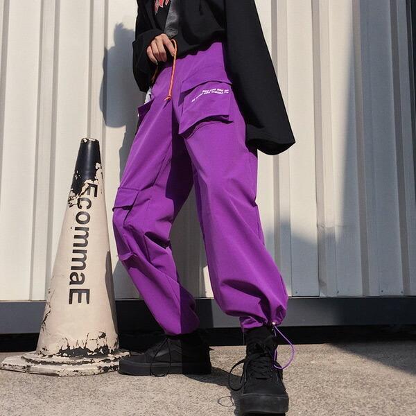 即納あり カーゴパンツ レディース ダンス 韓国 ファッション 衣装 テキスト ロゴ ウエストゴム スポーティ ユニセックス ヒップホップ コスチューム 7da041 韓国系ダンスウェアdecorative 通販 Yahoo ショッピング