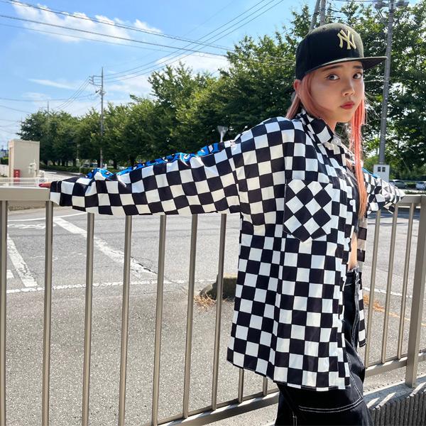 即納あり 柄シャツ シャツ シャツジャケット 長袖 ブロックチェック柄 ストリート ロゴ 炎 レーサー トップス ダンス 衣装 韓国 ヒップホップ レディース 7da059 韓国系ダンスウェアdecorative 通販 Yahoo ショッピング