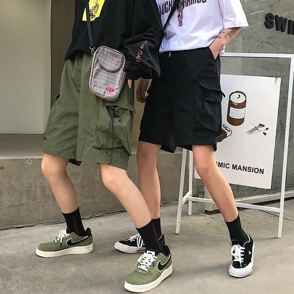 即納あり ハーフパンツ カーゴパンツ 無地 カーキ ブラック ドロスト ダンス 衣装 韓国 ヒップホップ レディース 7da138 韓国系ダンスウェアdecorative 通販 Yahoo ショッピング