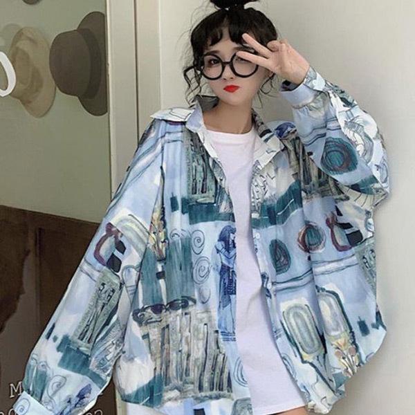 即納あり 柄シャツ アート エジプト 壁画 総柄 くすみブルー 長袖 トップス ダンス 衣装 韓国 ヒップホップ レディース :9da053:韓国系 ダンスウェアDecorative - 通販 - Yahoo!ショッピング 即納あり 柄シャツ アート エジプト 壁画 総柄 くすみブルー 長袖 トップス ダンス 衣装 韓国 ヒップホップ レディース :9da053:韓国系 ダンスウェアDecorative - 通販 - Yahoo!ショッピング