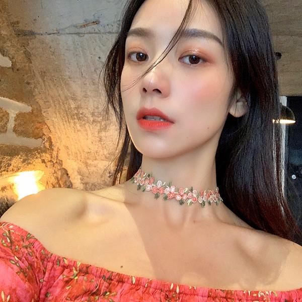 即納あり フラワー 刺繍 レース チョーカー ネックレス 韓国系 ファッション レディース A1a070 韓国系ダンスウェアdecorative 通販 Yahoo ショッピング