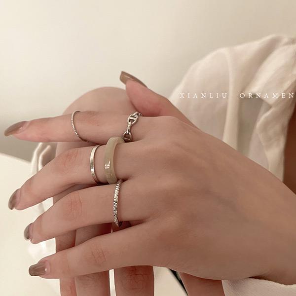 デザインリング 5点セット リングセット 指輪セット セットリング