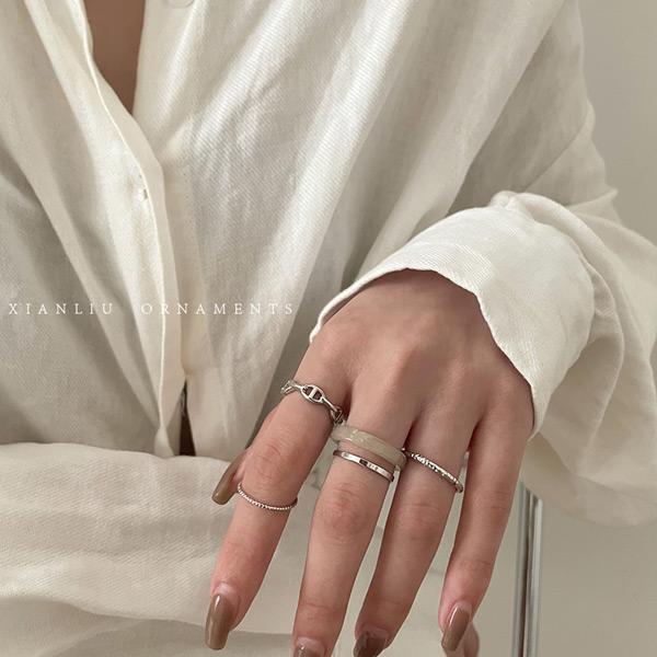 デザインリング 5点セット リングセット 指輪セット セットリング