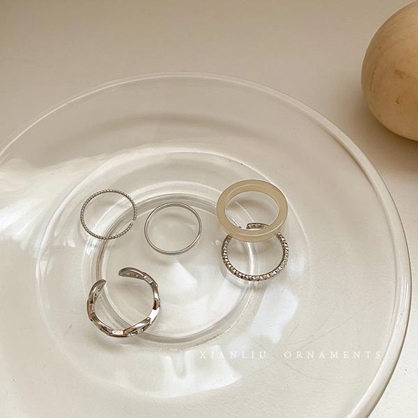 デザインリング 5点セット リングセット 指輪セット セットリング