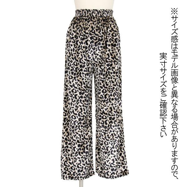 レオパード柄 ワイドパンツ ベロア素材 ウエストゴム ボトムス ダンス 衣装 韓国 ヒップホップ レディース |  | 10