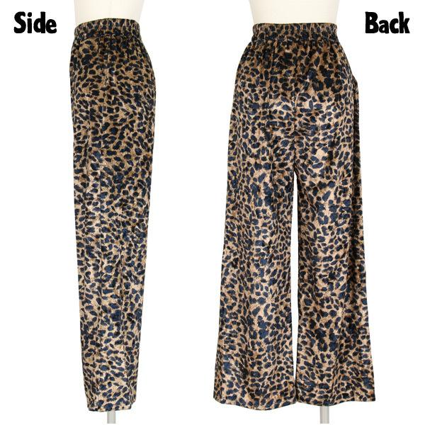 レオパード柄 ワイドパンツ ベロア素材 ウエストゴム ボトムス ダンス 衣装 韓国 ヒップホップ レディース |  | 11