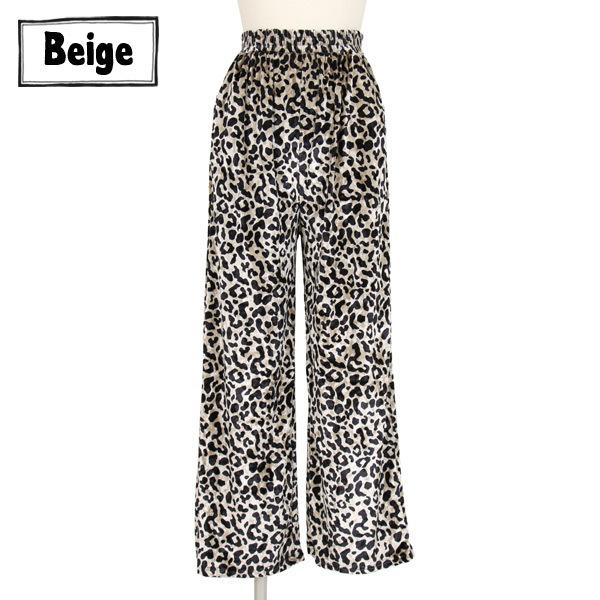 レオパード柄 ワイドパンツ ベロア素材 ウエストゴム ボトムス ダンス 衣装 韓国 ヒップホップ レディース |  | 12