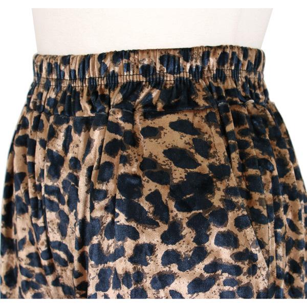 レオパード柄 ワイドパンツ ベロア素材 ウエストゴム ボトムス ダンス 衣装 韓国 ヒップホップ レディース |  | 07