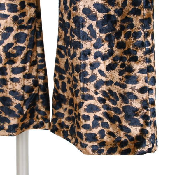 レオパード柄 ワイドパンツ ベロア素材 ウエストゴム ボトムス ダンス 衣装 韓国 ヒップホップ レディース |  | 08