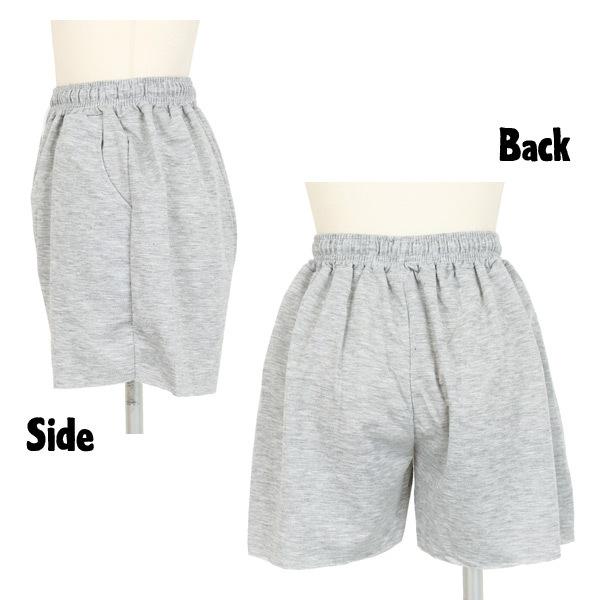 ショートパンツ カットオフ スウェット生地 グレー ブラック ボトムス ダンス 衣装 ヒップホップ コスチューム 大きいサイズ 個性的 服 原宿系 |  | 10