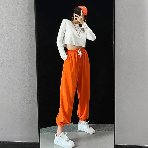 ジョガーパンツ イージーパンツ パンツ ダンス 衣装 ヒップホップ コスチューム 韓国ファッション 大きいサイズ 個性的 服 春服 夏服 秋服 |  | 02