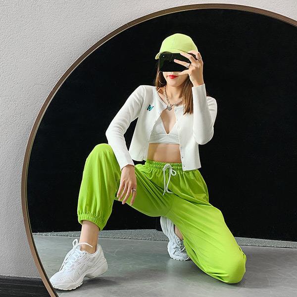 ジョガーパンツ イージーパンツ パンツ ダンス 衣装 ヒップホップ コスチューム 韓国ファッション 大きいサイズ 個性的 服 春服 夏服 秋服 |  | 03