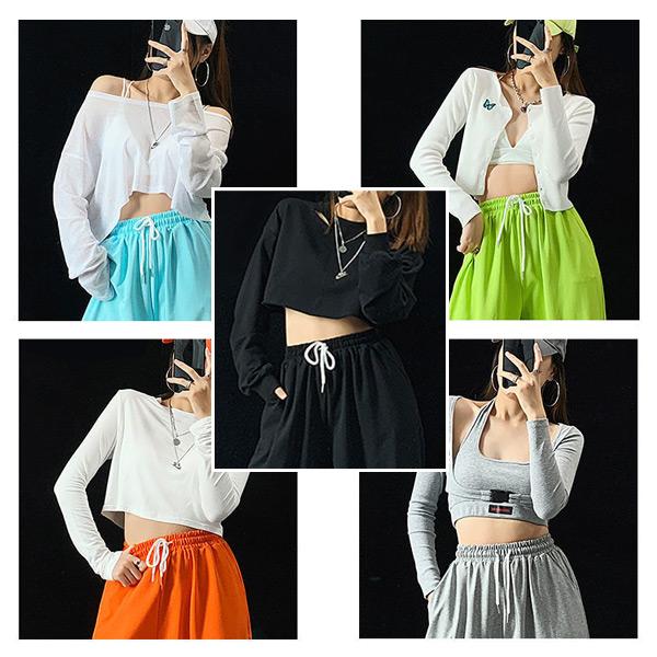 ジョガーパンツ イージーパンツ パンツ ダンス 衣装 ヒップホップ コスチューム 韓国ファッション 大きいサイズ 個性的 服 春服 夏服 秋服 |  | 08