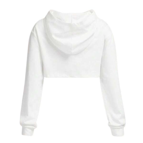 キッズ パーカー クロップド丈 ショート丈 バスト丈 胸出し 長袖 トップス 白 無地 ダンス 衣装 コスチューム ジュニア 子供服 女の子 120 130 140 150 |  | 05