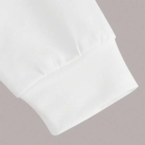 キッズ パーカー クロップド丈 ショート丈 バスト丈 胸出し 長袖 トップス 白 無地 ダンス 衣装 コスチューム ジュニア 子供服 女の子 120 130 140 150 |  | 06