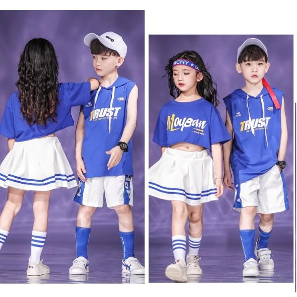 キッズ 上下セット セットアップ チアダンス ストリート ダンス 衣装