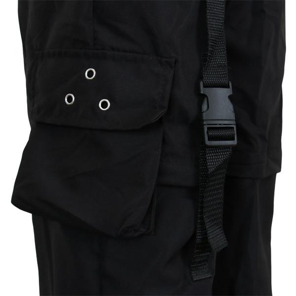 カーゴパンツ ワイドパンツ バックルベルトストラップ 2WAY ジッパー 裾ドロスト ダンス 衣装 ヒップホップ 韓国ファッション 個性的 パンツ |  | 11