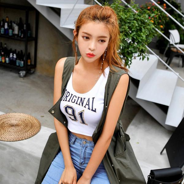 【なっち】リブソリッドショートタンクトップ グリッターショートタンクトップ | ニット | YANUK ONLINE STORE