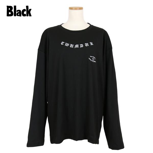 ロンT ロゴプリント バックロゴ ビッグシルエット ロンティー 長袖 T 