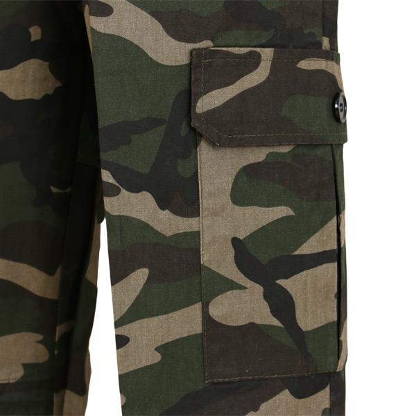 カーゴパンツ カモフラージュ柄 ワイドパンツ 迷彩柄 柄パンツ ダンス