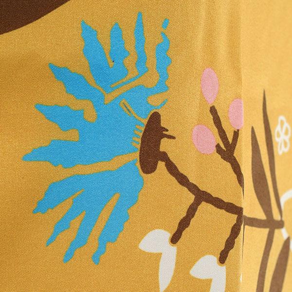 柄シャツ 花柄 フラワー柄 ボタニカル柄 イエロー 黄色 アロハ アロハ