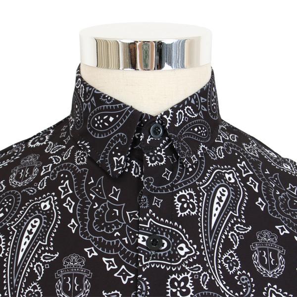 柄シャツ ペイズリー柄 長袖シャツ バンダナ柄 プリント 白 黒 ダンス 衣装 ヒップホップ 韓国 大きいサイズ 個性的 春服 秋服 シャツ トップス |  | 11