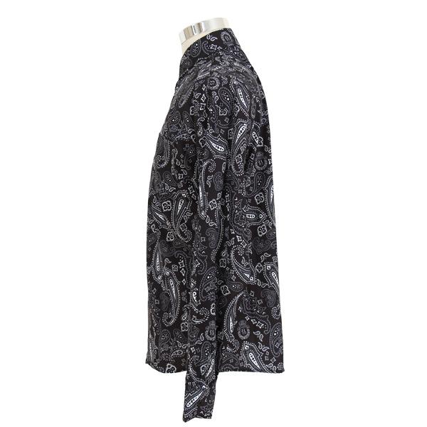 柄シャツ ペイズリー柄 長袖シャツ バンダナ柄 プリント 白 黒 ダンス 衣装 ヒップホップ 韓国 大きいサイズ 個性的 春服 秋服 シャツ トップス |  | 08