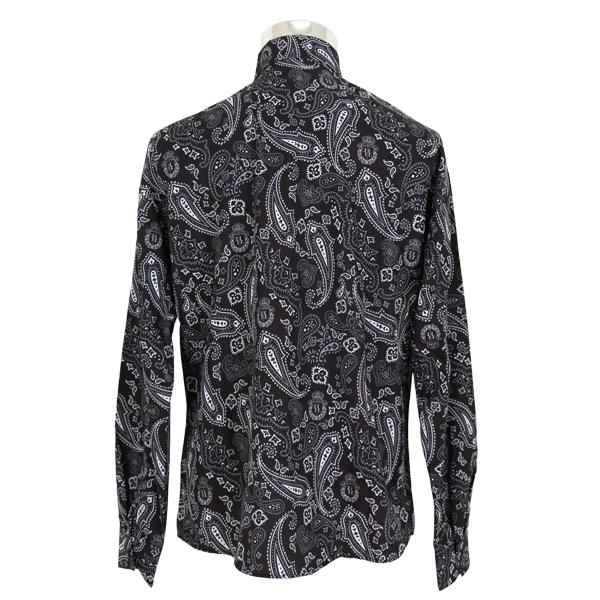 柄シャツ ペイズリー柄 長袖シャツ バンダナ柄 プリント 白 黒 ダンス 衣装 ヒップホップ 韓国 大きいサイズ 個性的 春服 秋服 シャツ トップス |  | 09