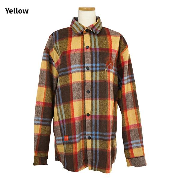 柄シャツ チェック柄 チェック ネルシャツ 起毛 刺繍 ワッペン ロゴ