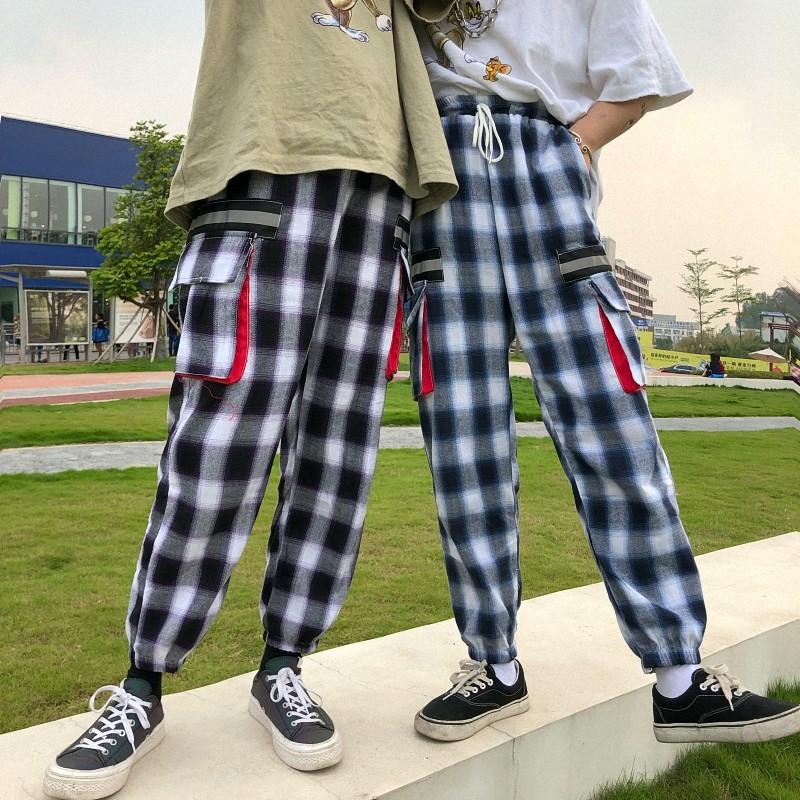 パンツ ボトムス ジョガーパンツ チェック柄 ポケット レディース