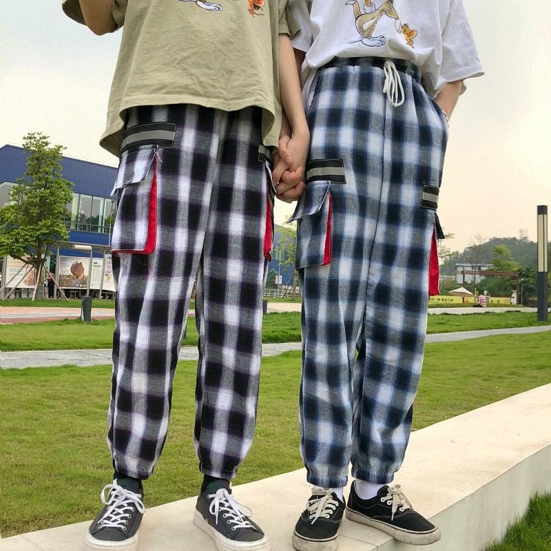 パンツ ボトムス ジョガーパンツ チェック柄 ポケット レディース