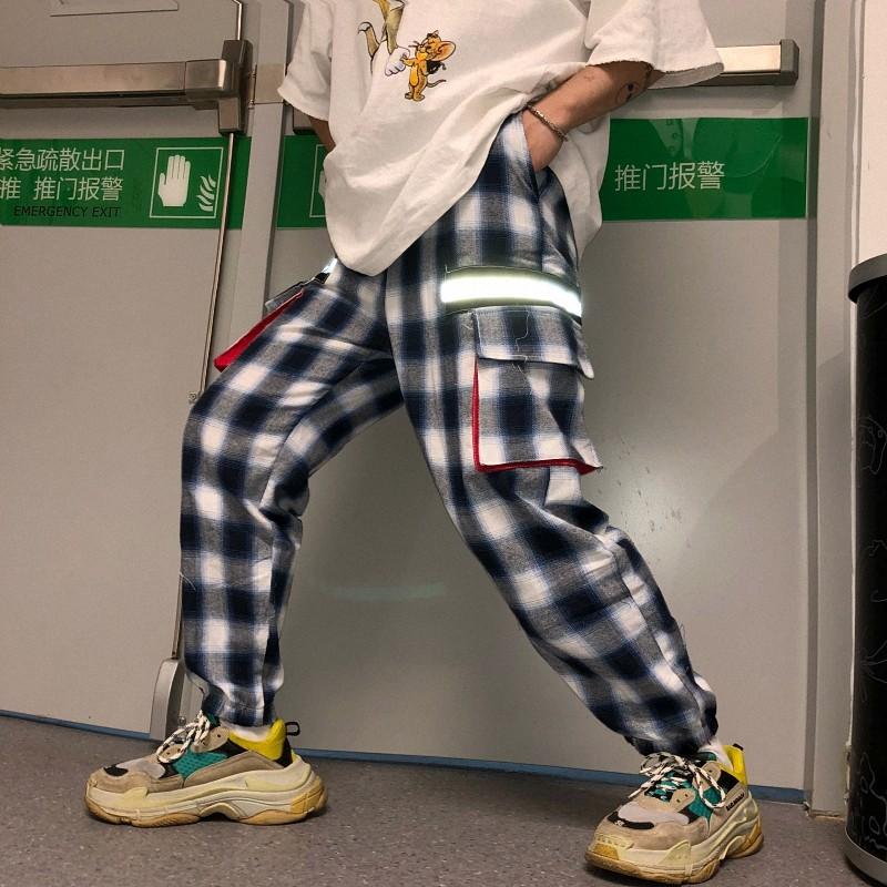パンツ ボトムス ジョガーパンツ チェック柄 ポケット レディース