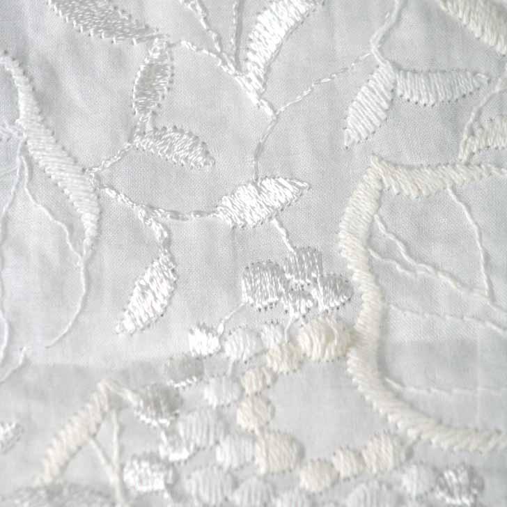 日本製 総刺しゅう ブラウス ホワイト系 L・LL・3L 送料無料 20代 30代 40代 50代 60代 70代 80代 AJ128 | ブランド登録なし | 15