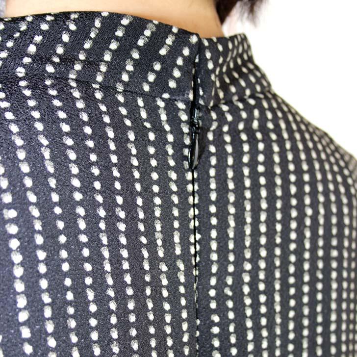 日本製 二越ちりめん バンドカラー ワンピース 3L 4L 送料無料 20代 30代 40代 50代 60代 70代 80代 AJ150 | ブランド登録なし | 11