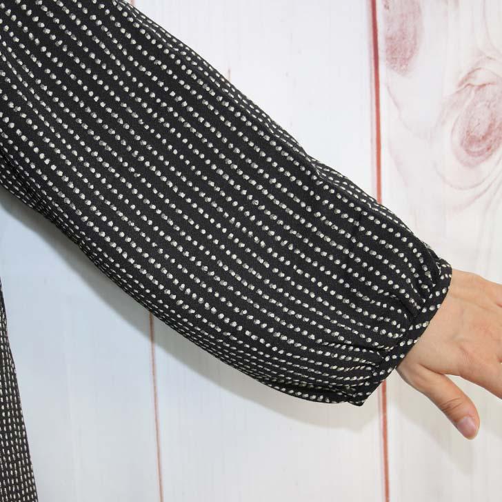 日本製 二越ちりめん バンドカラー ワンピース 3L 4L 送料無料 20代 30代 40代 50代 60代 70代 80代 AJ150 | ブランド登録なし | 12