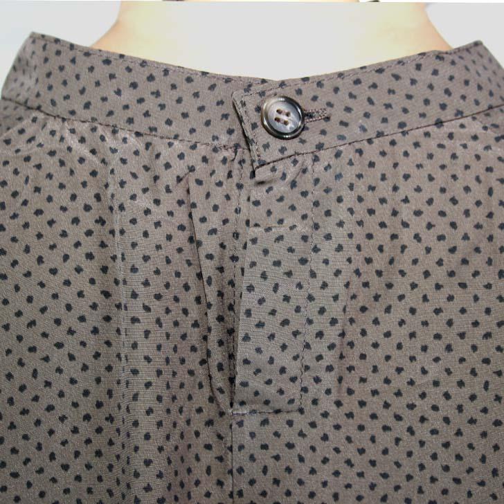 日本製 ギャザーチュニック 小紋柄 ナチュラルデシン M〜L 4L〜5L 送料無料 20代 30代 40代 50代 60代 70代 80代 AJ167 |  | 08