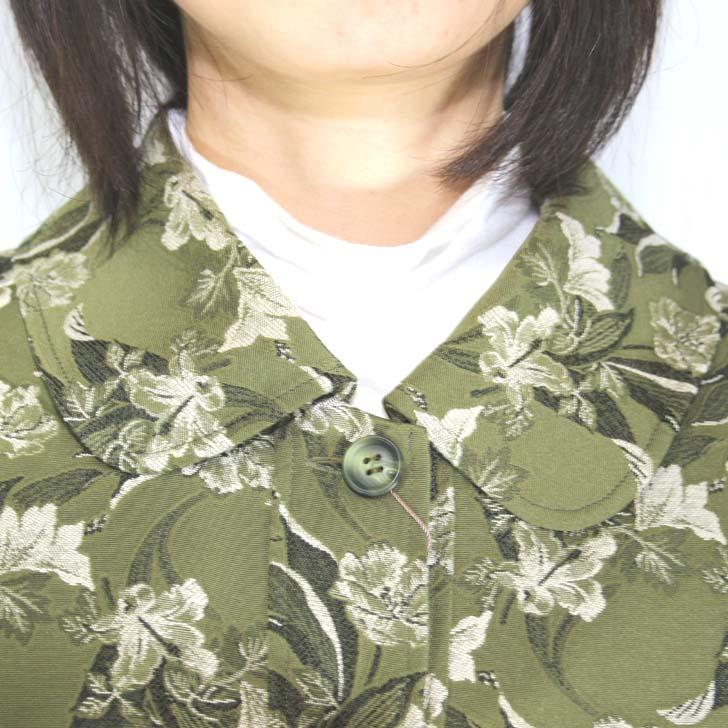 M L LL 3L 4Lサイズ 日本製 送料無料 花柄 ジャカード コート  20代 30代 40代 50代 60代 70代 80代 レディース ミセス シニア 9号 11号 13号 15号 17号 AJ529 | ブランド登録なし | 09