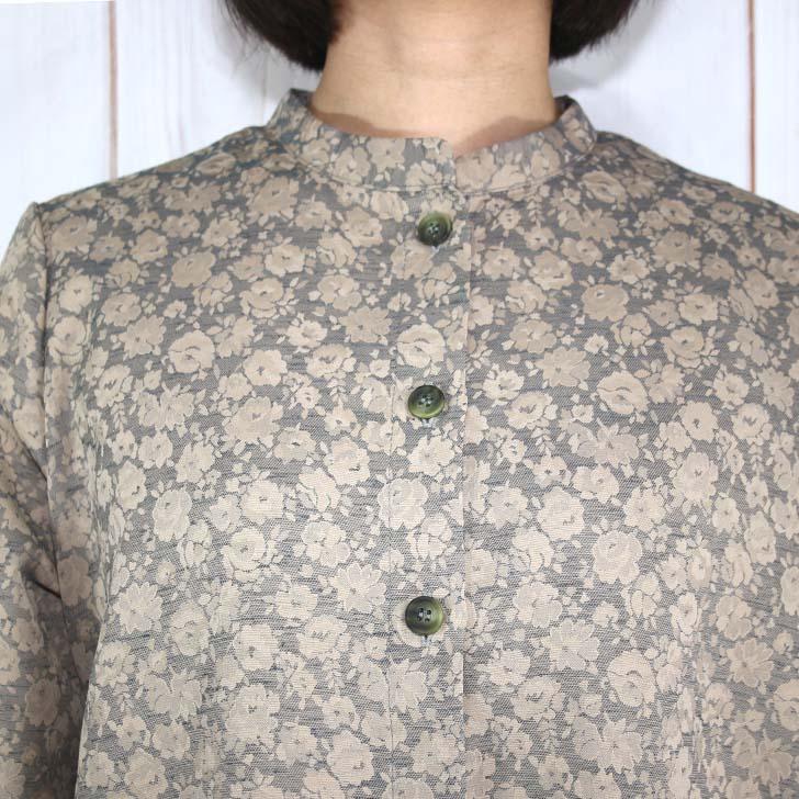 日本製 スタンドカラー ジャケット ジャカード 花柄 M-L LL 3L 4L-5L 大きいサイズ 送料無料 40代 50代 60代 70代 80代 ミセス シニア 百貨店品質 立ち襟 AJ581 | ブランド登録なし | 09
