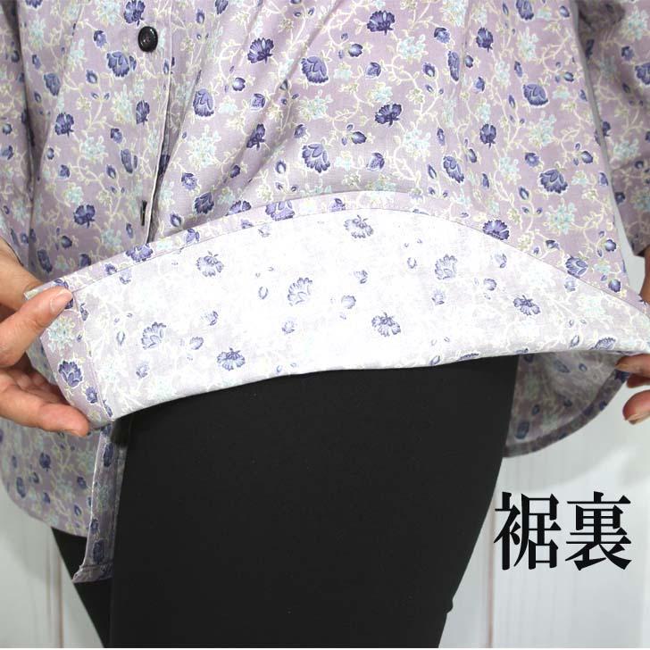 日本製 綿100％ プリント ブラウス 花柄 LL 送料無料 40代 50代 60代7 0代 80代 レディース ミセス シニア 百貨店品質 楽ちん 長袖  13号 AJ598 | ブランド登録なし | 13