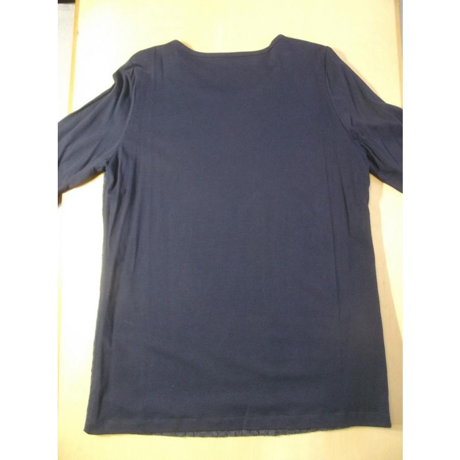レースＴシャツ+ロングカーディガン  ネイビー　Mサイズ    SA04 |  | 02