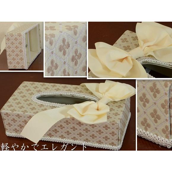 ジェニファーテイラー　ルミーナ　Lumina　ティッシュボックス　リボン　ティッシュカバー　ティッシュケース　ティッシュボックスカバー　アンティーク　雑貨　 |  | 01