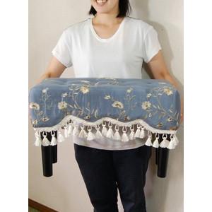 ジェニファーテイラー　ヴェランダ　Veranda　ベンチスツール　オットマン　スツール　アンティーク　雑貨　玄関　アンティーク風　輸入家具　ファブリック　jen |  | 03